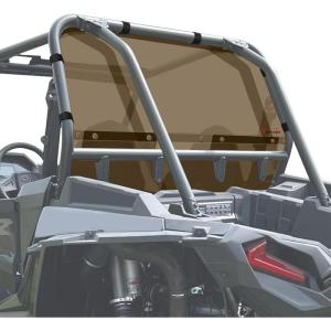 imageStarknightMT RZR Windshield Tinted Back Window Compatible with 20142023 Polaris RZR XP 10004 1000 XP TURBO4 TURBO RZR Accessories Rear Windscreen Strong Polycarbonate Dust Panel