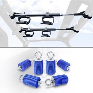 imageStarknightMT Ranger Tie Down Bed Anchors and UTV Gun Rack Compatible with Polaris Ranger 500 570 800 900 1000