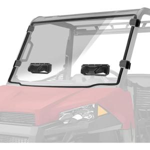 imageStarknightMT Ranger Windshield Compatible With Polaris Ranger Midsize 500 570 ETX EV 20152025 ScratchResistant Ranger 570 Front Full Windshield ClearDualVent
