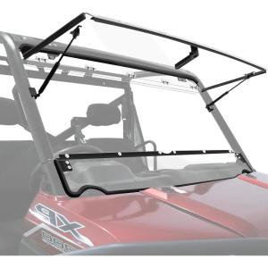 imageStarknightMT Ranger XP 1000 Vented Windshield Ranger Front Windshield with Vents Compatible with Polaris Ranger XP 1000 20172025 Ranger Crew XP 1000 Diesel 20142025Flip Windshield