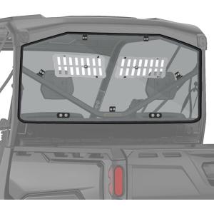 imageStarknightMT Sliding Vent UTV Rear Windshield Compatible with CanAm Defender 20162024 HD5 HD8 HD10 Max UVProof Heavy Duty PC Rear Window Full Back Window Light TintLight Tint With Sliding Window