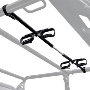 imageStarknightMT UTV Gun Rack Overhead Hunting Tool Holder Roof Mounted Adjustable Fit 48quot57quot Spacing Compatible With Polaris Ranger Defender Uforce