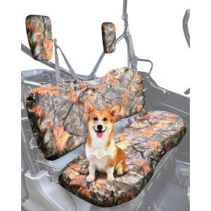 imageStarknightMT UTV Pioneer Seat Covers Compatible with 20162025 Pioneer 1000 10005Front Seat10006Front and Rear SeatWaterRepellent Bench Seat Cover BlackMaple Leaf Camouflage