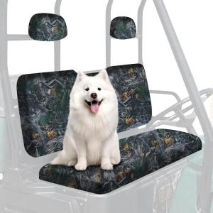 imageStarknightMT UTV Ranger Seat Cover Waterproof Seat Covers Compatible with Polaris Ranger 500 700 800 20022008 Durable Oxford Fabric with Waterproof PU Coating Ranger Seat Accessory PartsCamo