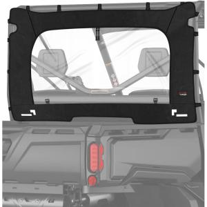 imageStarknightMT UTV Soft Rear Windshield Compatible With Canam Defender 20162024 HD 5 7 8 9 10 DPS MAX XT XMR Zipper Vent Waterproof Back Window All Weather Protection Defender Accessories