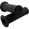 imageMotorcycle Non Slip Retro Rubber Handlebar Comfortable Handlebar 78quot 22mm 1quot 24mm Rubber Handle GripsBlack