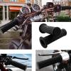 imageMotorcycle Non Slip Retro Rubber Handlebar Comfortable Handlebar 78quot 22mm 1quot 24mm Rubber Handle GripsBlack