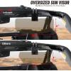 imageStarknightMT 2 Packs UTV Sun Visor for 152 Roll Bars Sun Protection Visors Compatible with Polaris RZR Can am Maverick X3 Commander Kawasaki Mule Pioneer 1000