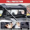 imageStarknightMT 2024 RZR XP 1000 Soft Rear Windshield Compatible with 2024 2025 Polaris RZR XP 1000XP 4 1000 Back Dust Panel Waterproof Back Window with Zipper Block Wind Winter Accessories