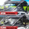 imageStarknightMT 2024 RZR XP 1000 Soft Rear Windshield Compatible with 2024 2025 Polaris RZR XP 1000XP 4 1000 Back Dust Panel Waterproof Back Window with Zipper Block Wind Winter Accessories
