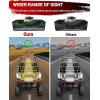imageStarknightMT Center Rear View Mirror Wider Adjustable Range Compatible with Polaris RZR Pro XP4 20252020RZR XP4 1000 2024Turbo4 RRZR Pro RRZR Trail S UTV Racing Mirrors Side by Side 2883763