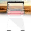 imageStarknightMT Front Windshield Compatible with Kawasaki Mule 3000 3010 20032013 Scratchresistant Clear Full Windscreen for UTV Hard Coated 2in1 PC Window Heavyduty Panel AntiUV Accessories