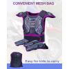 imageStarknightMT Kids Dirt Bike Gear  Youth Motorcycle Gear Riding Protective Motocross Armor Suit Chest Protector for Boys Girls Biking Cycling Skating OffRoadPurple