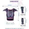 imageStarknightMT Kids Dirt Bike Gear  Youth Motorcycle Gear Riding Protective Motocross Armor Suit Chest Protector for Boys Girls Biking Cycling Skating OffRoadLightpink