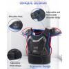 imageStarknightMT Kids Dirt Bike Gear  Youth Motorcycle Gear Riding Protective Motocross Armor Suit Chest Protector for Boys Girls Biking Cycling Skating OffRoadBlue