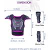 imageStarknightMT Kids Dirt Bike Gear  Youth Motorcycle Gear Riding Protective Motocross Armor Suit Chest Protector for Boys Girls Biking Cycling Skating OffRoadPurple