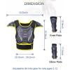 imageStarknightMT Kids Dirt Bike Gear  Youth Motorcycle Gear Riding Protective Motocross Armor Suit Chest Protector for Boys Girls Biking Cycling Skating OffRoadYellow