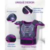 imageStarknightMT Kids Dirt Bike Gear  Youth Motorcycle Gear Riding Protective Motocross Armor Suit Chest Protector for Boys Girls Biking Cycling Skating OffRoadPurple