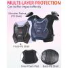 imageStarknightMT Kids Dirt Bike Gear  Youth Motorcycle Riding Protective Gear Motocross Armor Suit Chest Protector for Boys Girls Mountain Biking CyclingBlack