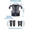 imageStarknightMT Kids Motorcycle Armor Suit Dirt Bike Gear Riding Protective Chest Spine Back Protector Shoulder Arm Elbow Knee Protector Pads for Cycling SkateboardSkiingSkatingOffRoadBlack