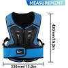 imageStarknightMT Kids Motorcycle Chest Protector Dirt Bike Youth Riding Spine Back Armor Protection for Motocross Cycling SkateboardSkiingSkatingOffRoadBlue