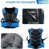 imageStarknightMT Kids Motorcycle Chest Protector Dirt Bike Youth Riding Spine Back Armor Protection for Motocross Cycling SkateboardSkiingSkatingOffRoadBlue