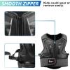imageStarknightMT Kids Motorcycle Chest Protector Dirt Bike Youth Riding Spine Back Armor Protection for Motocross Cycling SkateboardSkiingSkatingOffRoadBlack