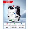 imageStarknightMT Motorcycle Chest Armor Lightweight Adult Men Motocross Chest Protector Adjustable Body Armor Vest for Motocross Riding Road Racing Cycling Skiing Skating Easywear Chest GuardWhite