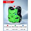 imageStarknightMT Motorcycle Chest Armor Lightweight Adult Men Motocross Chest Protector Adjustable Body Armor Vest for Motocross Riding Road Racing Cycling Skiing Skating Easywear Chest GuardGreen
