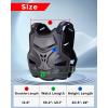 imageStarknightMT Motorcycle Chest Armor Lightweight Adult Men Motocross Chest Protector Adjustable Body Armor Vest for Motocross Riding Road Racing Cycling Skiing Skating Easywear Chest GuardBlack