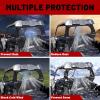 imageStarknightMT RZR 800 570 Soft Rear Window UTV Zipper Rear Windshield Back Window Compatible with Polaris 20082014 RZR 800RZR 570 1420RZR TRAIL 570 2021 2022