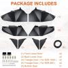 imageStarknightMT RZR XP 4 1000 Lower Doors RZR Aluminum Bottom Door Inserts Panels 4 Seater Compatible With Polaris RZR XP 4 1000 20142023 XP 4 Turbo 201620214 900 S4 1000