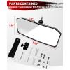 imageStarknightMT Ranger XP 1000 Rearview Mirror UTV Center Mirror Compatible with 20172025 Polaris Ranger XP 1000 Crew XP 1000 20202025 Ranger 1000  Crew 1000 OEM Replacement 2879969