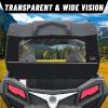 imageStarknightMT Soft Rear Window with Zipper  Compatible with CFMOTO ZForce 800500 Trail 20212022 ampamp ZForce 1000 20182019 Waterproof PVC UTV Windshield Accessory