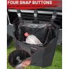 imageStarknightMT UTV Mesh Trash Bag With Adjustable Strap Universal PVC Trash Mesh Sack Organizer Compatible with RZRRangerCommanderDefenderUFforceRhinoMulePioneerGolf Cart OffRoad