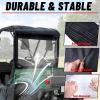 imageStarknightMT UTV Soft Rear Window with Zipper Compatible with Rhino 450660700 Massimo MSU500 Hisun 500700 Axis Cub Cadet Challenger Bennche Rhino Accessoriess