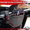 imageStarknightMT UTV Storage Bag Compatible with Polaris RZR XP 4 1000 2024 2025 Center Seat Bag Installed Between the Front and Rear Seats Triangle Cab Pack Cargo Pocket Gear Bag Tool Pouch Organizer