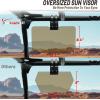 imageStarknightMT UTV Sun Visor for 152 Roll Bars Sun Protection Visors Compatible with Polaris RZR Can am Maverick X3 Commander Kawasaki Mule Pioneer 1000