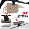 imageStarknightMT UTV Sun Visor for 152 Roll Bars Sun Protection Visors Compatible with Polaris RZR Can am Maverick X3 Commander Kawasaki Mule Pioneer 1000