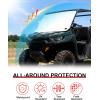 imageStarknightMT UTV Windshield Snow Cover Compatible with CanAm Defender 20162025 and Polaris Ranger XP 1000 20172025 Not RZR Waterproof Transport Windshield Protector for Ice and Snow