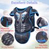 imageStarknightMT Upgraded Kids Motorcycle Armor Suit Teen Dirt Bike Gear Riding Protective Set for Cycling Skateboarding Skiing Skating OffRoad RedBlue