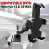 imageStarknightMT X3 Phone Mount  360Adjustable Dashboard Phone Holder Compatible with 20172024 Maverick X3 ampamp Maverick X3 Max All ModelsHeavy Duty Aluminum Alloyfor 5quot77quot Cell Phone