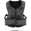 imageStarknightMT Kids Motorcycle Chest Protector Dirt Bike Youth Riding Spine Back Armor Protection for Motocross Cycling SkateboardSkiingSkatingOffRoadBlack