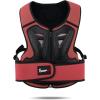imageStarknightMT Kids Motorcycle Chest Protector Dirt Bike Youth Riding Spine Back Armor Protection for Motocross Cycling SkateboardSkiingSkatingOffRoadRed