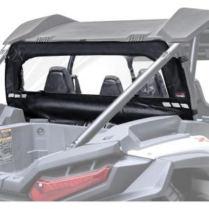 imageStarknightMT 2024 RZR XP 1000 Soft Rear Windshield Compatible with 2024 2025 Polaris RZR XP 1000XP 4 1000 Back Dust Panel Waterproof Back Window with Zipper Block Wind Winter Accessories