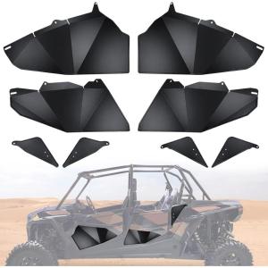 imageStarknightMT RZR XP 4 1000 Lower Doors RZR Aluminum Bottom Door Inserts Panels 4 Seater Compatible With Polaris RZR XP 4 1000 20142023 XP 4 Turbo 201620214 900 S4 1000