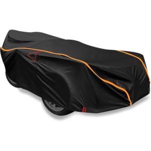 imageStarknightMT Slingshot Cover with Roof Waterproof Full Cover Compatible with Polaris Slingshot 2019 2020 2021 2022 2023 2024 Air Vents Reflective Strips All Weather Protection Covers AccessoriesWithout Roof