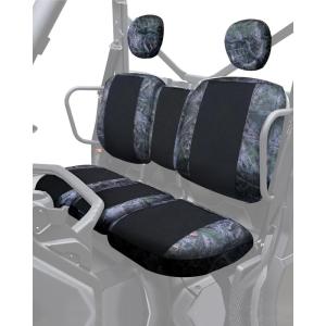 imageStarknightMT UTV Defender Seat Cover Upgraded Neoprene Seat Covers Compatible with Can Am Defender DPS MAX 6X6 PRO 20162025 Split Bench Seat Covers Waterproof Dustproof Defender Accessories