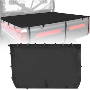 imageStarknightMT UTV Tonneau Cover Waterproof Cargo Bed Cover Compatible with Polaris Ranger 1000XP 1000XP 570 ampamp Crew Models 20152025 HeavyDuty 600D Oxford Fabric