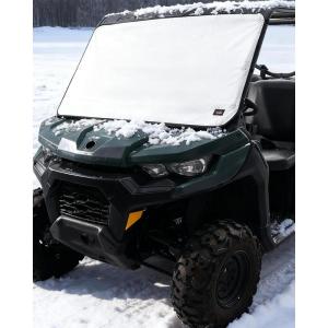 imageStarknightMT UTV Windshield Snow Cover Compatible with CanAm Defender 20162025 and Polaris Ranger XP 1000 20172025 Not RZR Waterproof Transport Windshield Protector for Ice and Snow